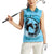 Personalized Kentucky Horse Racing Women Sleeveless Polo Shirt Beauty and The Horse Blue Version LT01