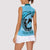 Personalized Kentucky Horse Racing Women Sleeveless Polo Shirt Beauty and The Horse Blue Version LT01