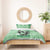 Personalized Kentucky Horse Racing Bedding Set Beauty and The Horse Green Version LT01