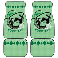 Personalized Kentucky Horse Racing Car Mats Beauty and The Horse Green Version LT01