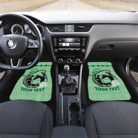 Personalized Kentucky Horse Racing Car Mats Beauty and The Horse Green Version LT01