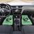Personalized Kentucky Horse Racing Car Mats Beauty and The Horse Green Version LT01
