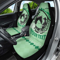 Personalized Kentucky Horse Racing Car Seat Cover Beauty and The Horse Green Version LT01