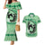 Personalized Kentucky Horse Racing Couples Matching Mermaid Dress and Hawaiian Shirt Beauty and The Horse Green Version LT01