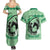 Personalized Kentucky Horse Racing Couples Matching Summer Maxi Dress and Hawaiian Shirt Beauty and The Horse Green Version LT01