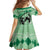 Personalized Kentucky Horse Racing Family Matching Long Sleeve Bodycon Dress and Hawaiian Shirt Beauty and The Horse Green Version LT01