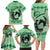 Personalized Kentucky Horse Racing Family Matching Long Sleeve Bodycon Dress and Hawaiian Shirt Beauty and The Horse Green Version LT01