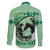 Personalized Kentucky Horse Racing Family Matching Long Sleeve Bodycon Dress and Hawaiian Shirt Beauty and The Horse Green Version LT01