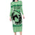 Personalized Kentucky Horse Racing Family Matching Long Sleeve Bodycon Dress and Hawaiian Shirt Beauty and The Horse Green Version LT01