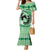 Personalized Kentucky Horse Racing Family Matching Mermaid Dress and Hawaiian Shirt Beauty and The Horse Green Version LT01