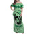 Personalized Kentucky Horse Racing Family Matching Off Shoulder Maxi Dress and Hawaiian Shirt Beauty and The Horse Green Version LT01