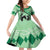Personalized Kentucky Horse Racing Family Matching Off Shoulder Short Dress and Hawaiian Shirt Beauty and The Horse Green Version LT01