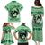 Personalized Kentucky Horse Racing Family Matching Puletasi and Hawaiian Shirt Beauty and The Horse Green Version LT01