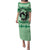 Personalized Kentucky Horse Racing Family Matching Puletasi and Hawaiian Shirt Beauty and The Horse Green Version LT01