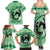 Personalized Kentucky Horse Racing Family Matching Summer Maxi Dress and Hawaiian Shirt Beauty and The Horse Green Version LT01