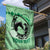 Personalized Kentucky Horse Racing Garden Flag Beauty and The Horse Green Version LT01