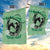 Personalized Kentucky Horse Racing Garden Flag Beauty and The Horse Green Version LT01