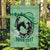 Personalized Kentucky Horse Racing Garden Flag Beauty and The Horse Green Version LT01