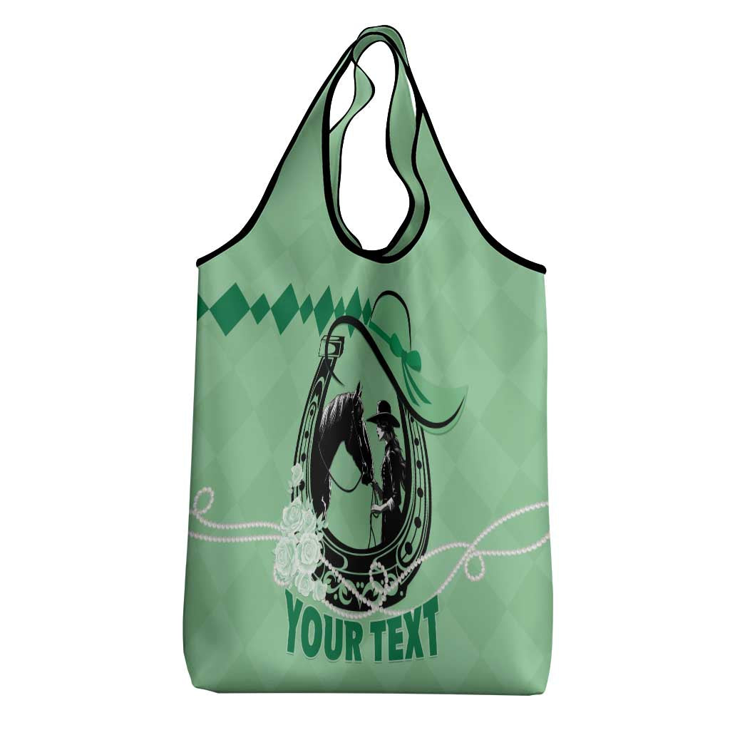 Kentucky Horse Racing Grocery Bag Beauty and The Horse Green Version LT01