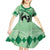 Personalized Kentucky Horse Racing Kid Short Sleeve Dress Beauty and The Horse Green Version LT01