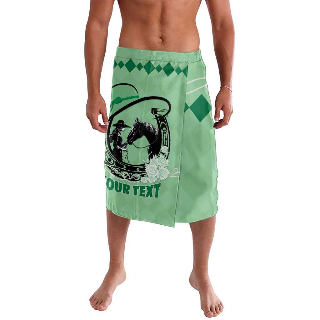 Personalized Kentucky Horse Racing Lavalava Beauty and The Horse Green Version LT01