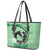 Personalized Kentucky Horse Racing Leather Tote Bag Beauty and The Horse Green Version LT01