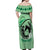 Personalized Kentucky Horse Racing Off Shoulder Maxi Dress Beauty and The Horse Green Version LT01