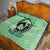 Personalized Kentucky Horse Racing Quilt Beauty and The Horse Green Version LT01