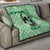 Personalized Kentucky Horse Racing Quilt Beauty and The Horse Green Version LT01