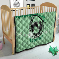 Personalized Kentucky Horse Racing Quilt Beauty and The Horse Green Version LT01