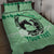Personalized Kentucky Horse Racing Quilt Bed Set Beauty and The Horse Green Version LT01