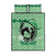 Personalized Kentucky Horse Racing Quilt Bed Set Beauty and The Horse Green Version LT01
