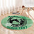 Personalized Kentucky Horse Racing Round Carpet Beauty and The Horse Green Version LT01