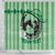 Personalized Kentucky Horse Racing Shower Curtain Beauty and The Horse Green Version LT01