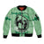 Personalized Kentucky Horse Racing Sleeve Zip Bomber Jacket Beauty and The Horse Green Version LT01