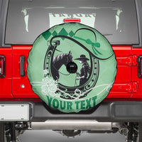 Personalized Kentucky Horse Racing Spare Tire Cover Beauty and The Horse Green Version LT01