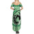 Personalized Kentucky Horse Racing Summer Maxi Dress Beauty and The Horse Green Version LT01