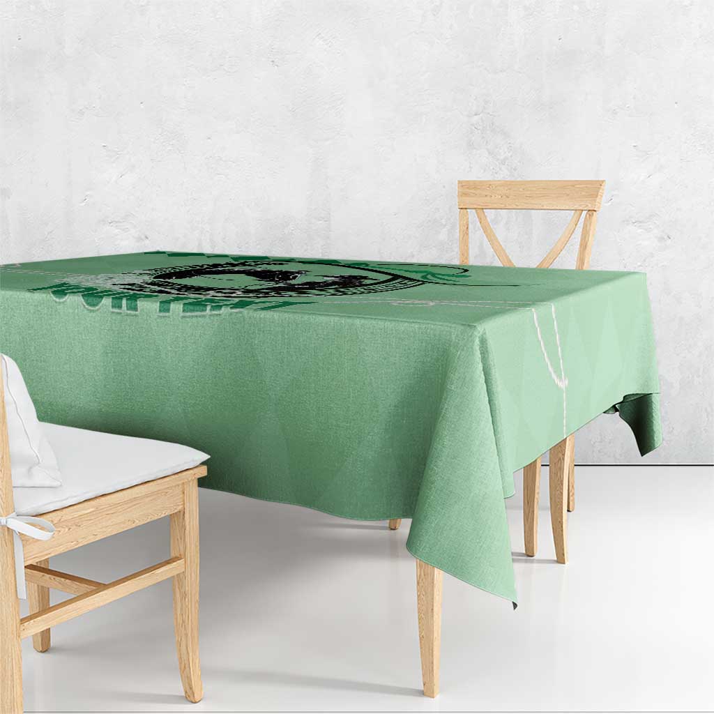 Personalized Kentucky Horse Racing Tablecloth Beauty and The Horse Green Version LT01