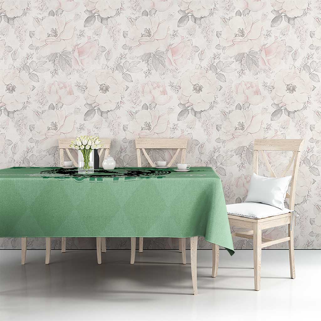 Personalized Kentucky Horse Racing Tablecloth Beauty and The Horse Green Version LT01