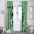 Personalized Kentucky Horse Racing Window Curtain Beauty and The Horse Green Version LT01