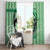 Personalized Kentucky Horse Racing Window Curtain Beauty and The Horse Green Version LT01