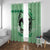 Personalized Kentucky Horse Racing Window Curtain Beauty and The Horse Green Version LT01