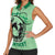 Personalized Kentucky Horse Racing Women Sleeveless Polo Shirt Beauty and The Horse Green Version LT01