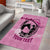 Personalized Kentucky Horse Racing Area Rug Beauty and The Horse Pink Version LT01