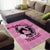 Personalized Kentucky Horse Racing Area Rug Beauty and The Horse Pink Version LT01