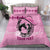 Personalized Kentucky Horse Racing Bedding Set Beauty and The Horse Pink Version LT01