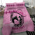 Personalized Kentucky Horse Racing Bedding Set Beauty and The Horse Pink Version LT01