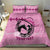Personalized Kentucky Horse Racing Bedding Set Beauty and The Horse Pink Version LT01