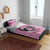 Personalized Kentucky Horse Racing Bedding Set Beauty and The Horse Pink Version LT01