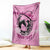 Personalized Kentucky Horse Racing Blanket Beauty and The Horse Pink Version LT01